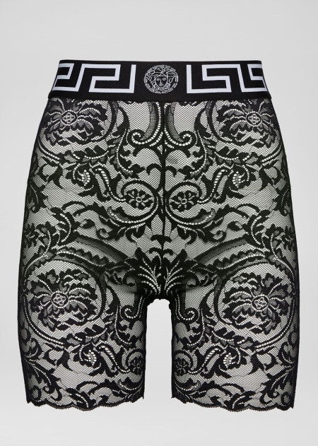 Pantaloni Scurti Versace Versace Barocco Lace Cycling Dama | FRAKCYQ-68